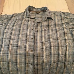 Plaid, button down, size XL